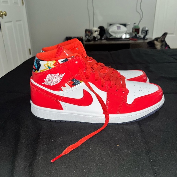 Barcelona sweater red patent - Picture 2 of 3